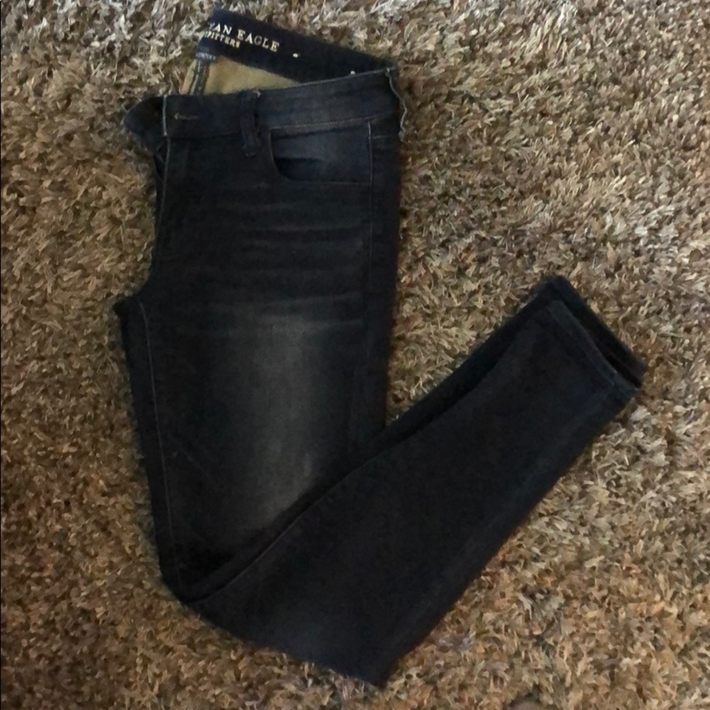 American Eagle super low rise jeggings